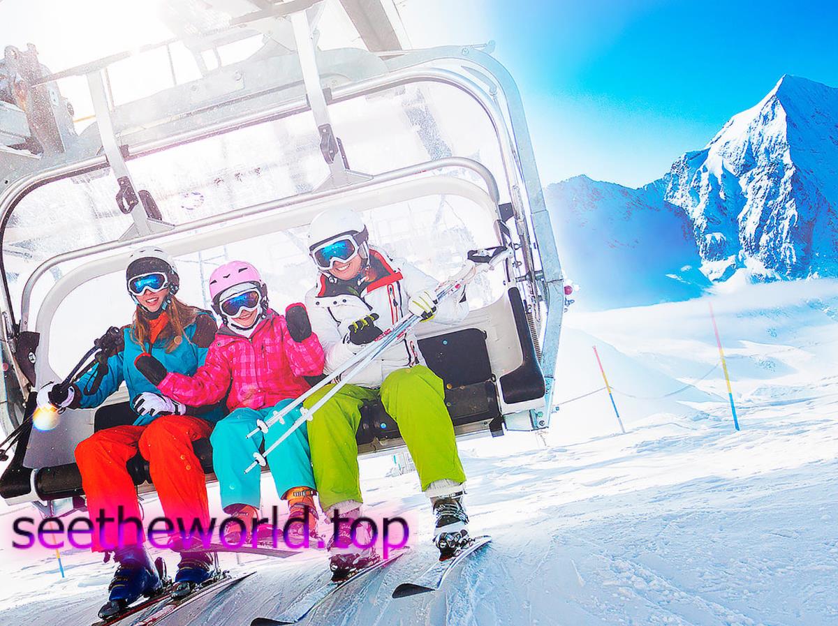 Leukerbad ski resort, Switzerland
