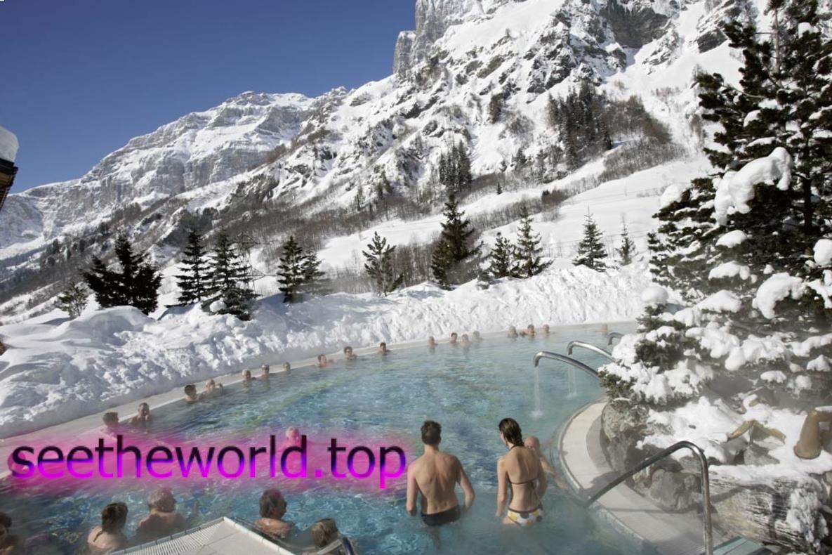 Leukerbad ski resort, Switzerland