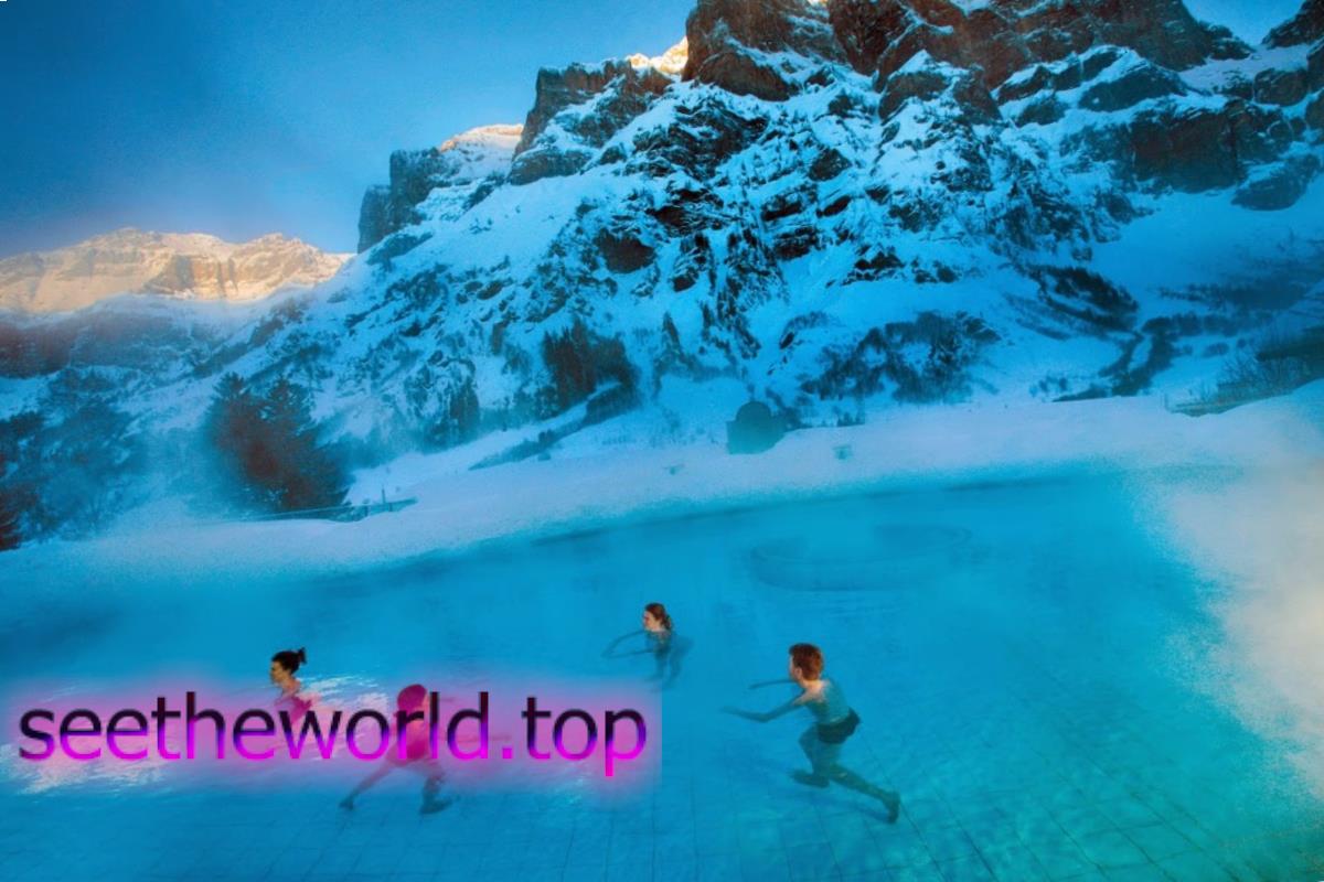 Leukerbad ski resort, Switzerland