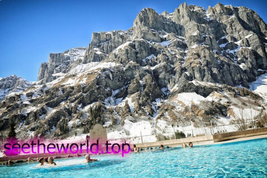Leukerbad ski resort, Switzerland