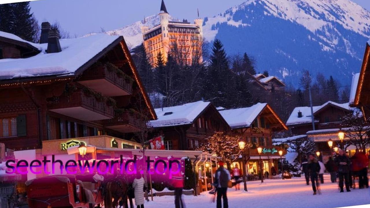 Skigebiet Gstaad (Gstaad), Schweiz
