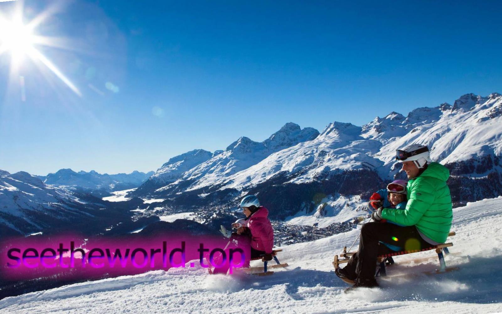 Ski resort St. Moritz (St. Moritz), Switzerland