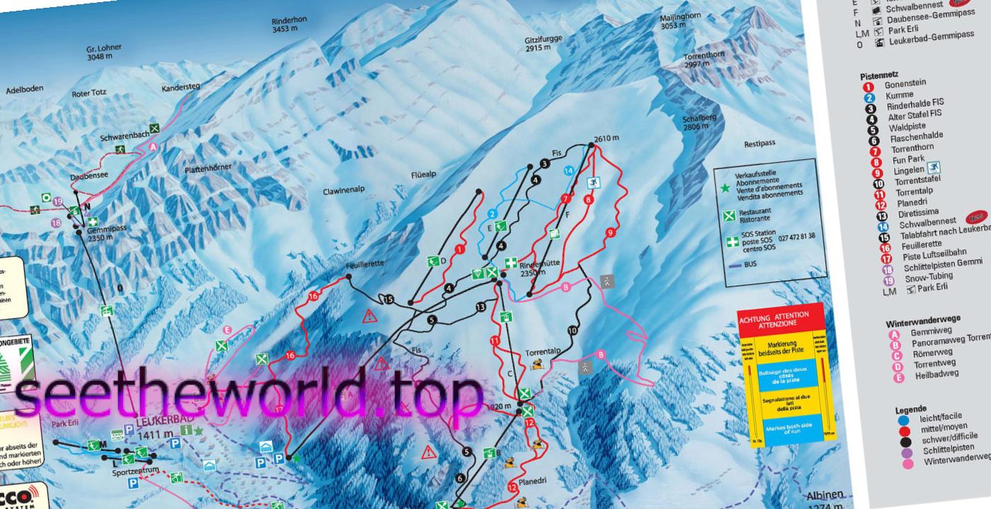 Ski resorts of Switzerland