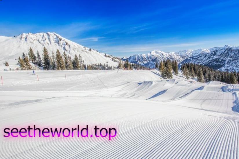 Ski resort Oberstdorf (Oberstdorf), Germany