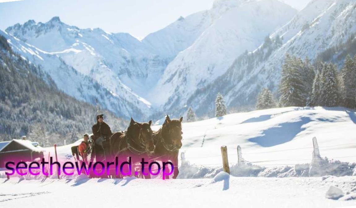 Ski resort Oberstdorf (Oberstdorf), Germany