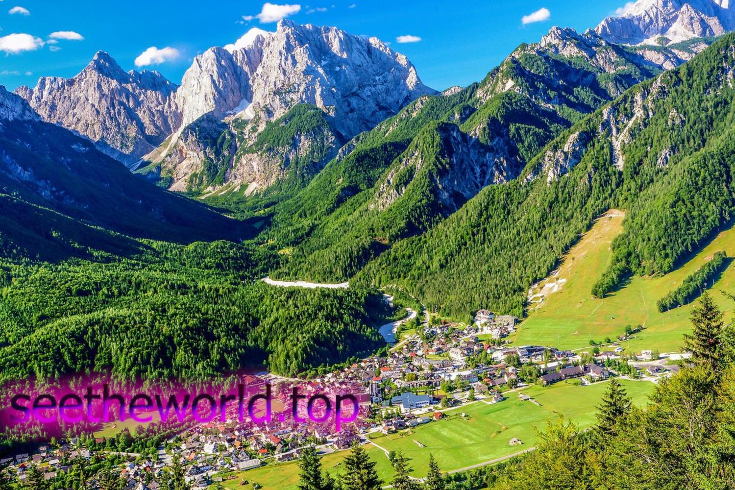 Kranjska Gora ski resort, Slovenia