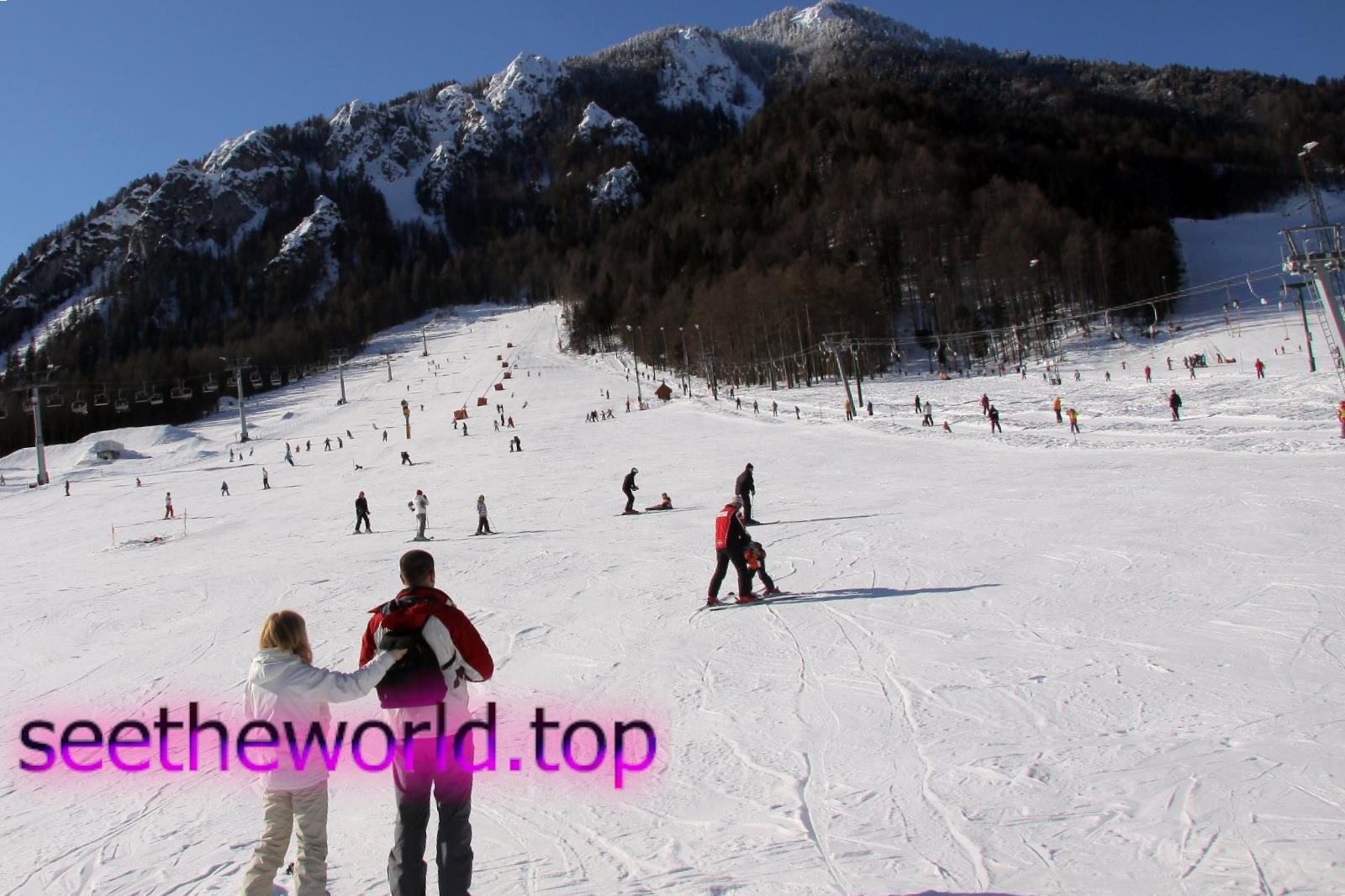 Kranjska Gora ski resort, Slovenia