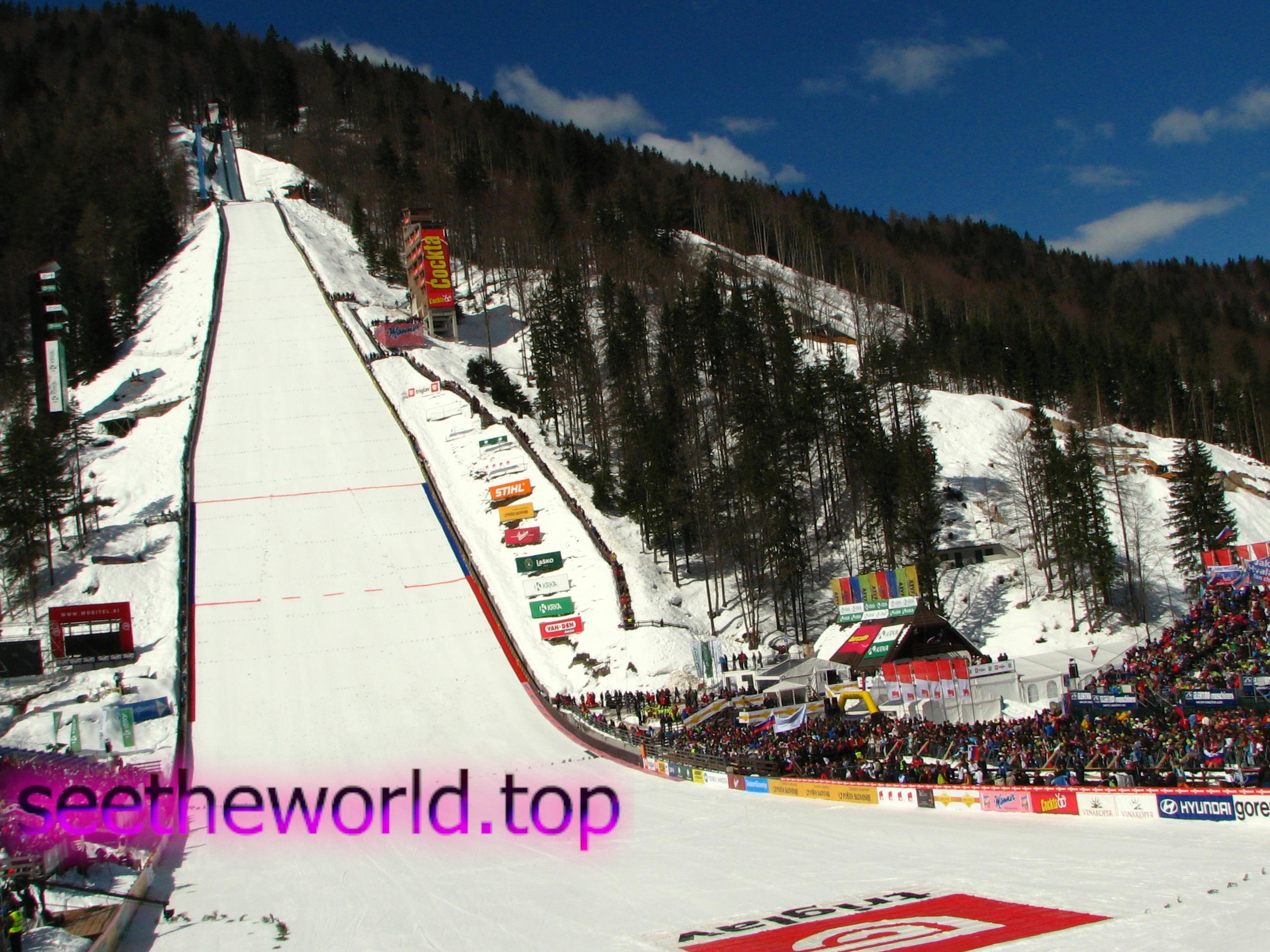 Kranjska Gora ski resort, Slovenia