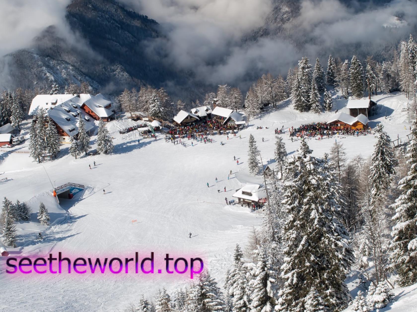 Ski resort Krvavec (Krvavec), Slovenia