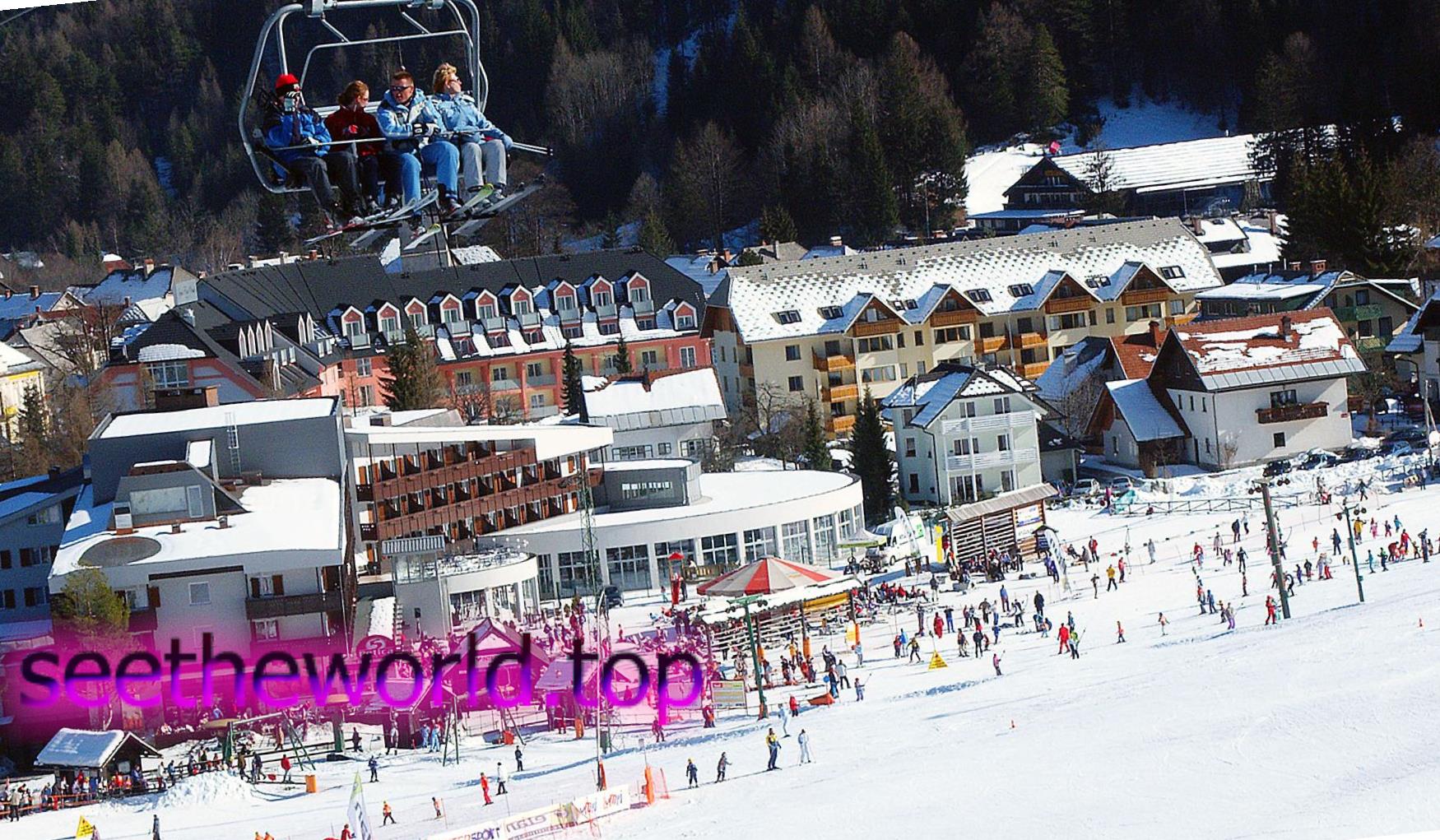 Ski resort Mariborsko Pohorje, Slovenia