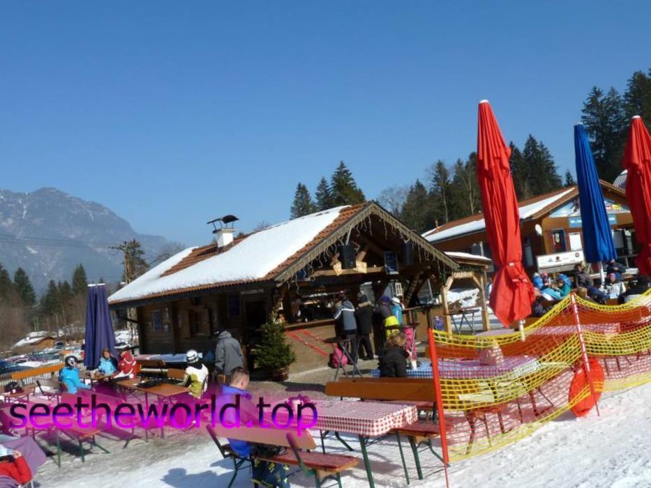 Ski resort Garmisch-Partenkirchen (Garmisch-Partenkirchen), Germany