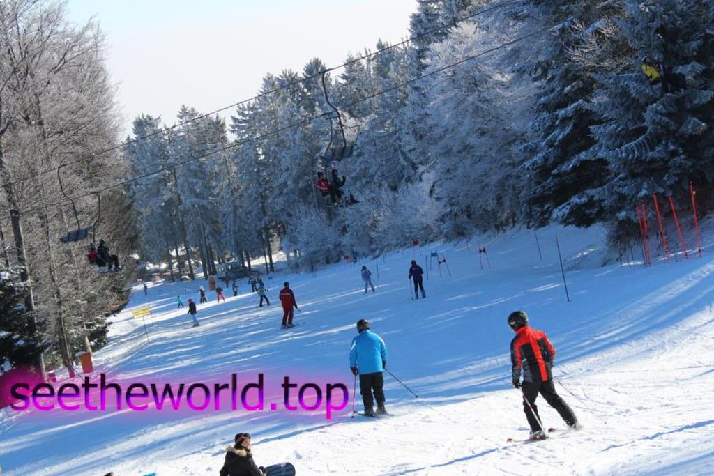 Ski resort Mariborsko Pohorje, Slovenia