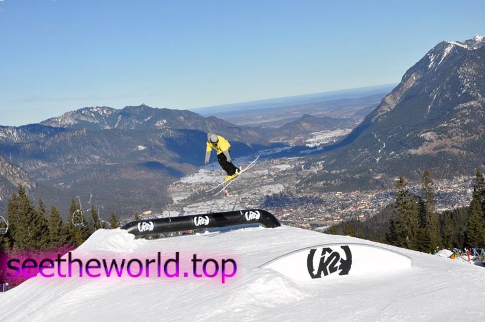 Ski resort Garmisch-Partenkirchen (Garmisch-Partenkirchen), Germany