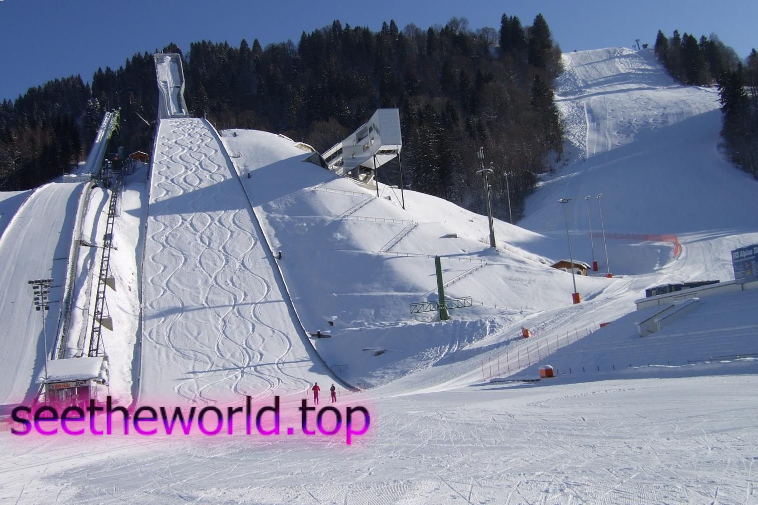 Ski resort Garmisch-Partenkirchen (Garmisch-Partenkirchen), Germany