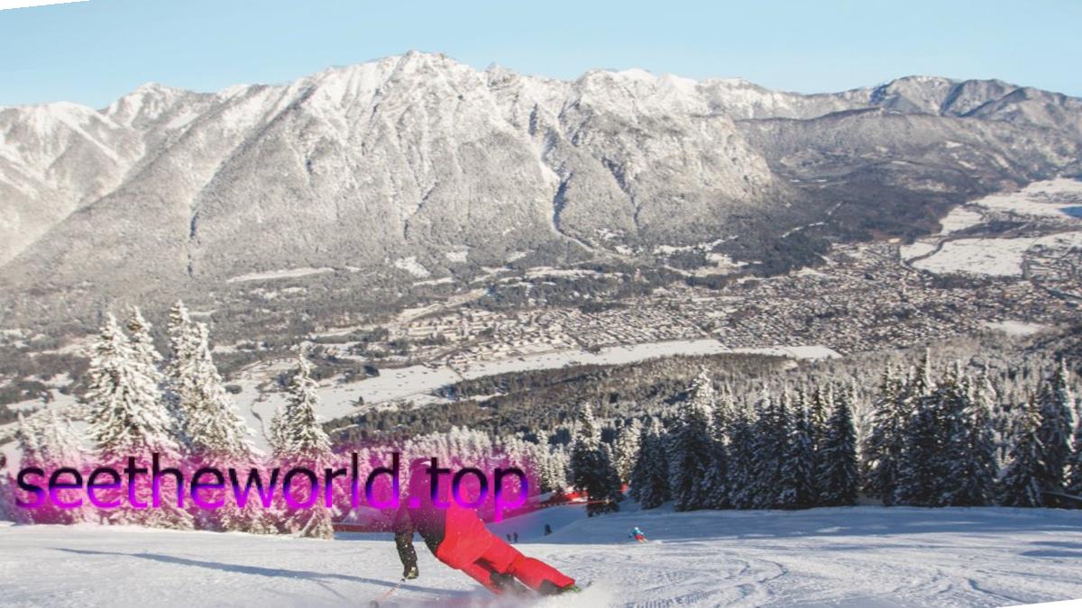 Ski resort Garmisch-Partenkirchen (Garmisch-Partenkirchen), Germany