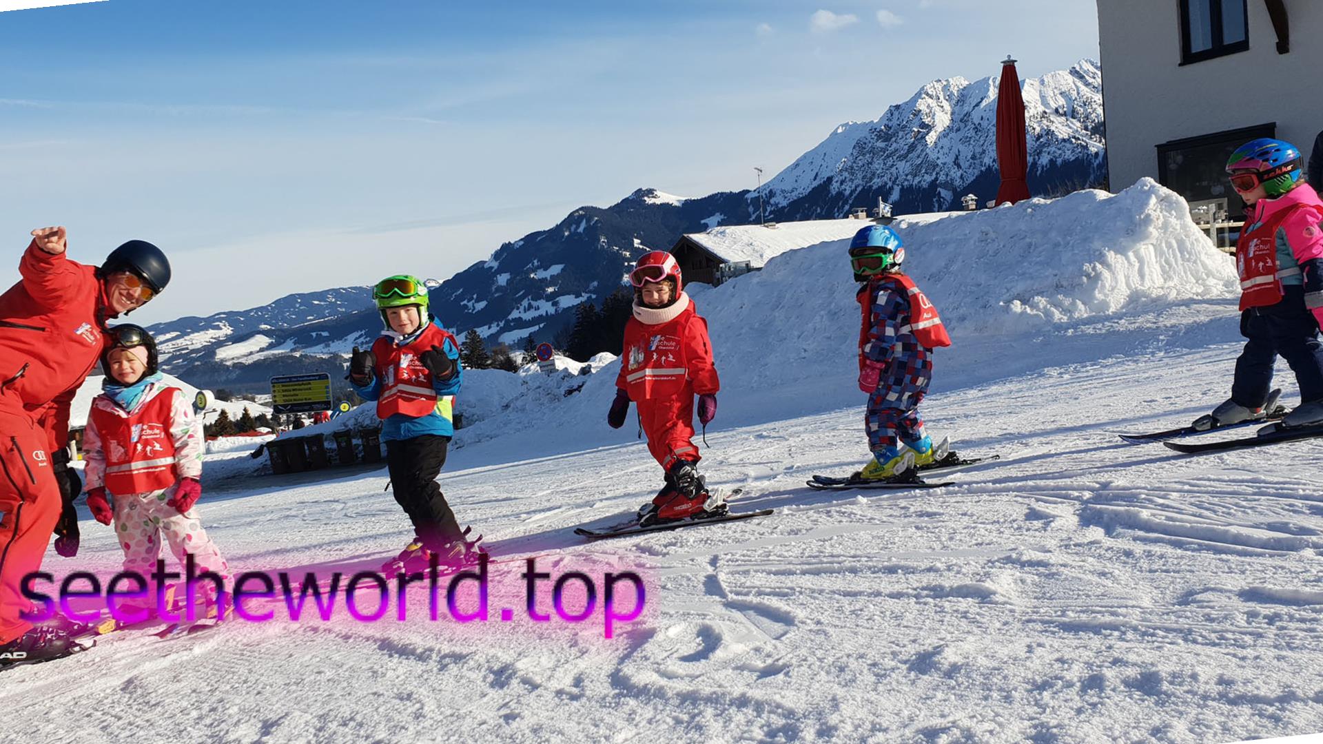 Ski resort Garmisch-Partenkirchen (Garmisch-Partenkirchen), Germany