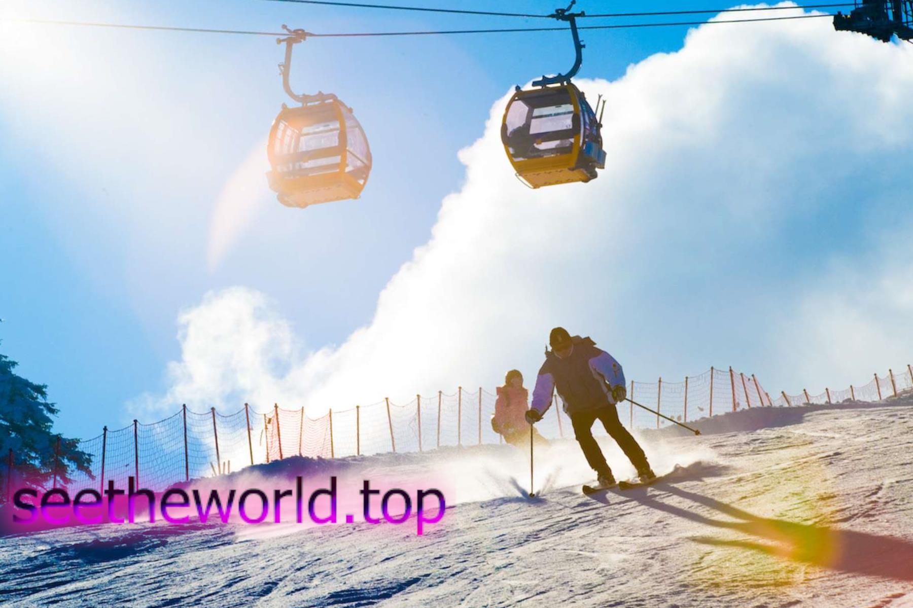 Ski resort Mariborsko Pohorje, Slovenia