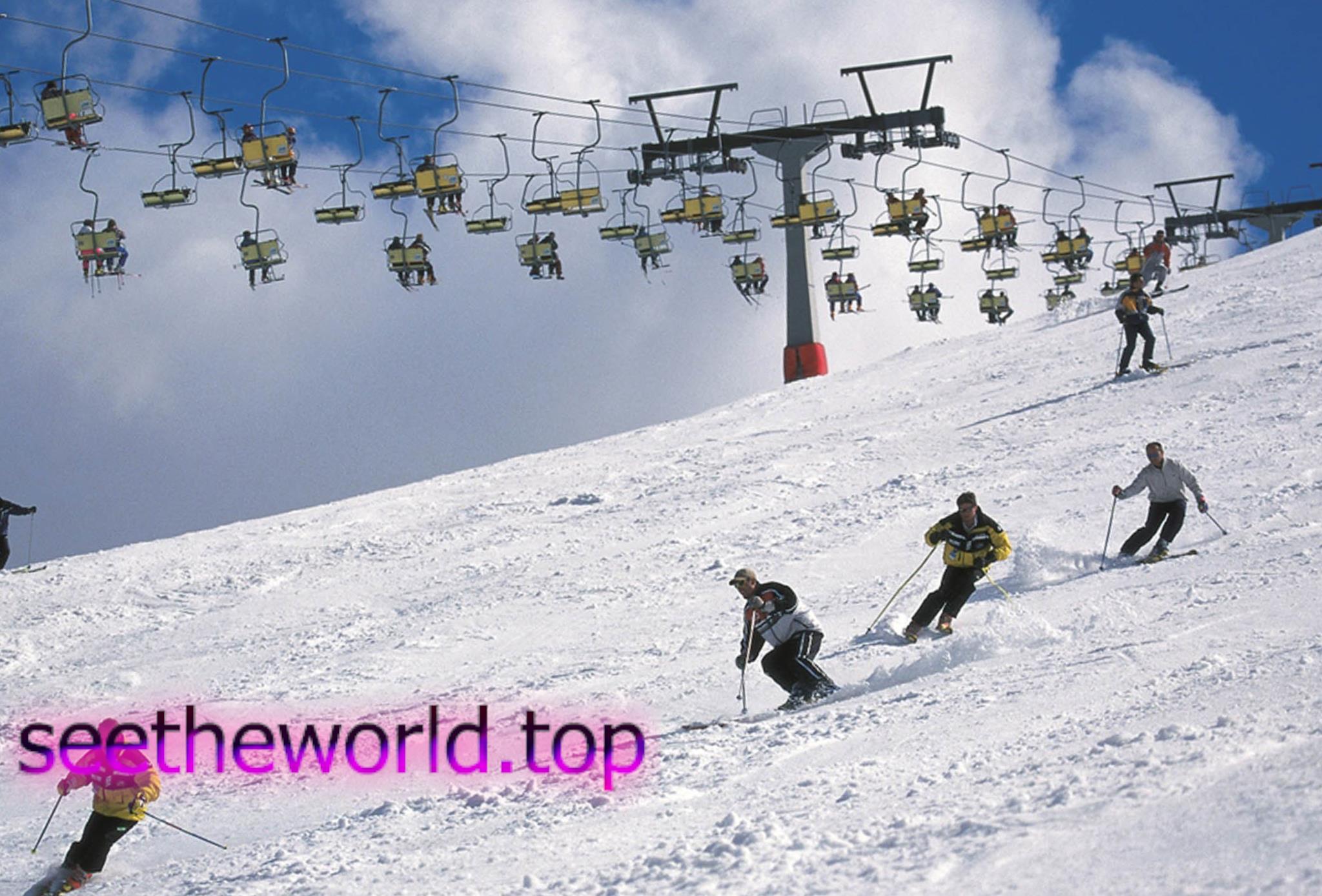 Ski resort Mariborsko Pohorje, Slovenia