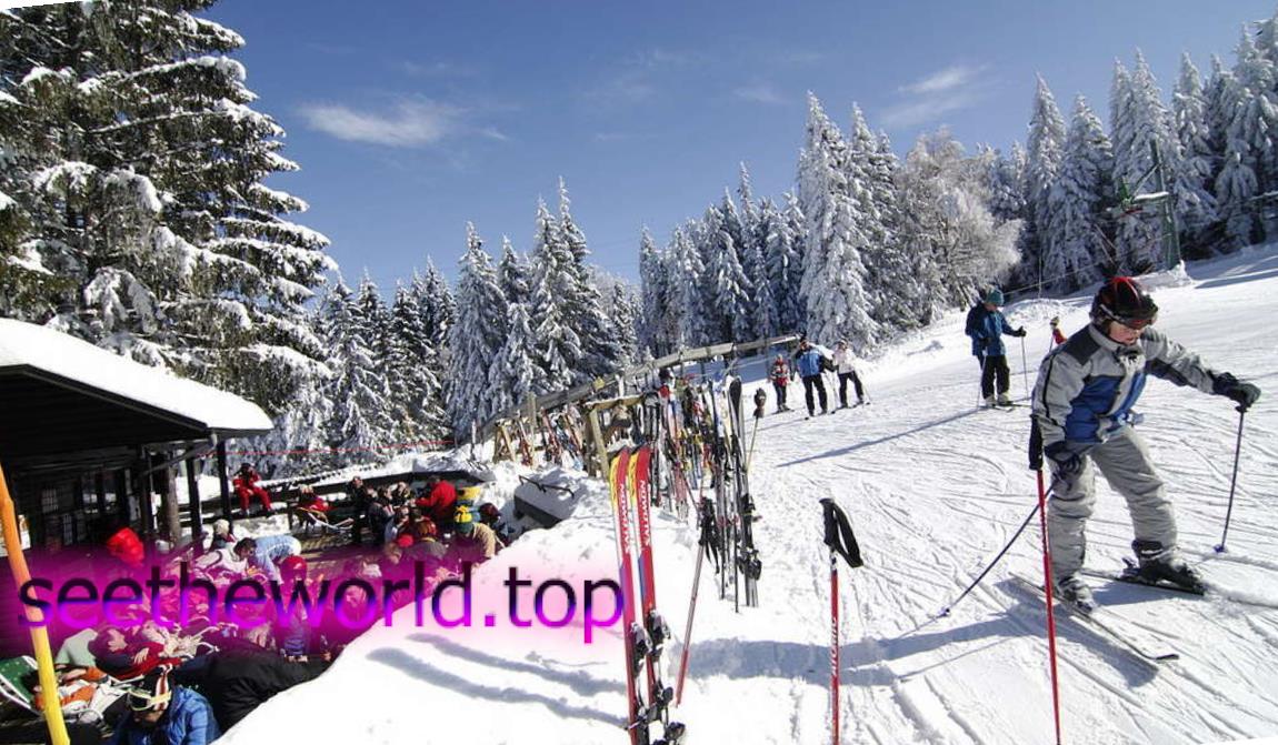 Ski resort Mariborsko Pohorje, Slovenia