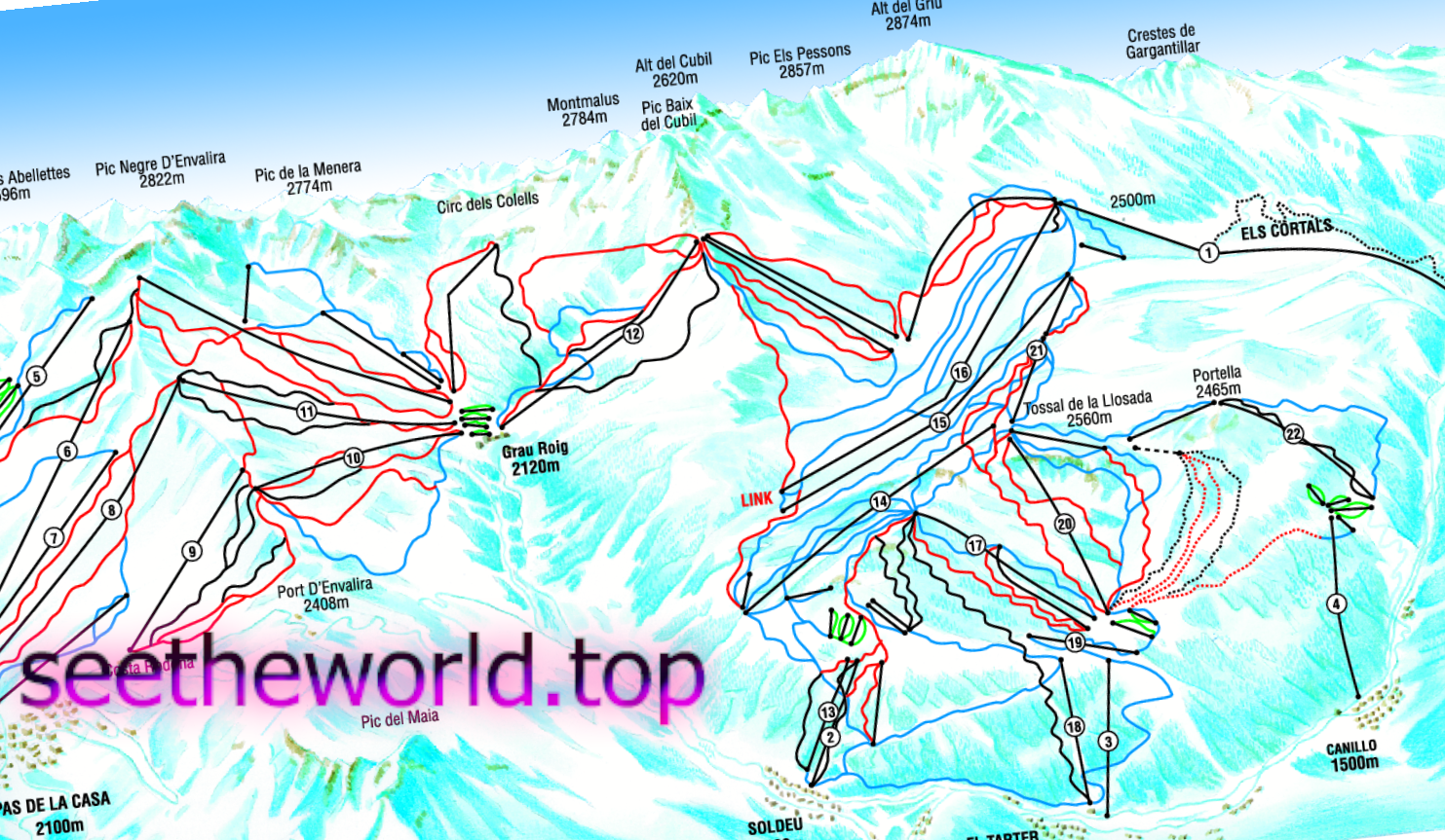 Ski resorts of Andorra
