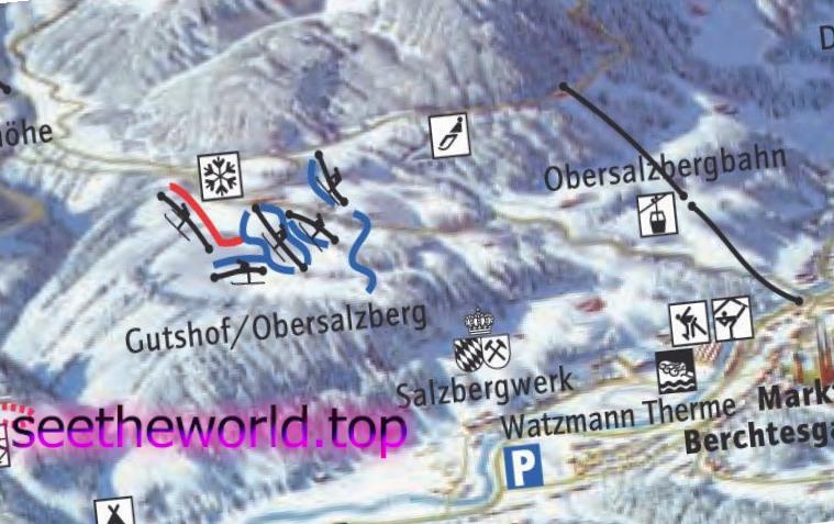 Ski resort Berchtesgaden (Berchtesgaden), Germany
