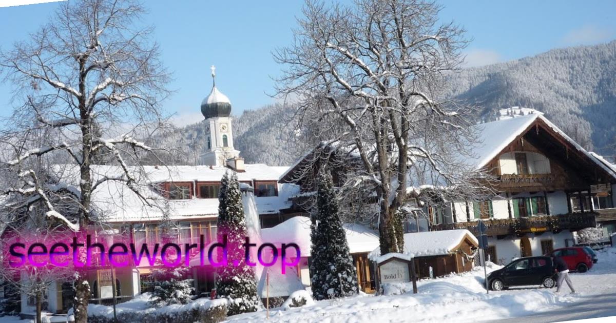 Ski resort Oberammergau (Oberammergau), Germany