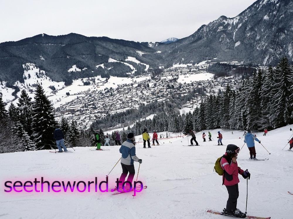 Ski resort Oberammergau (Oberammergau), Germany