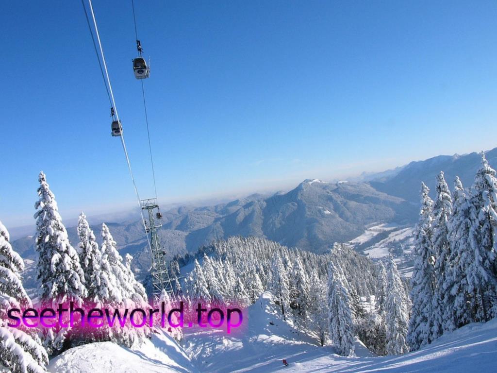 Ski resort Brauneck (Brauneck), Germany