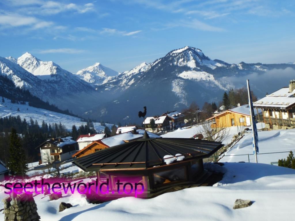 Ski resort Oberjoch (Oberjoch), Germany