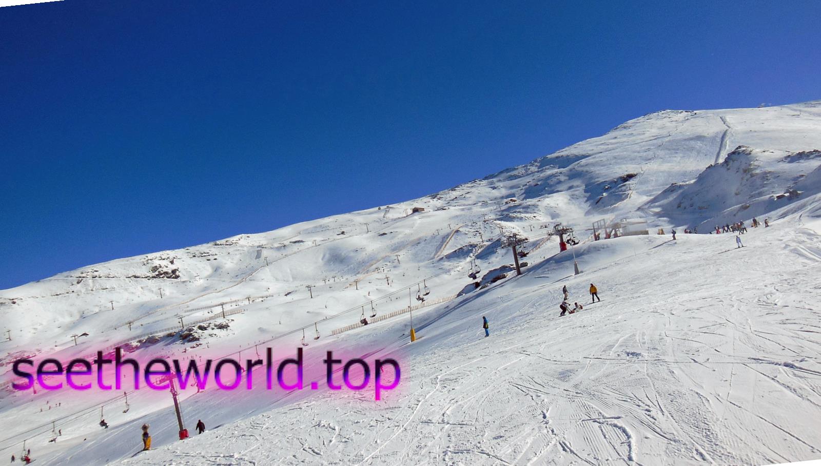 Ski resort Sierra Nevada (Sierra Nevada), Spain