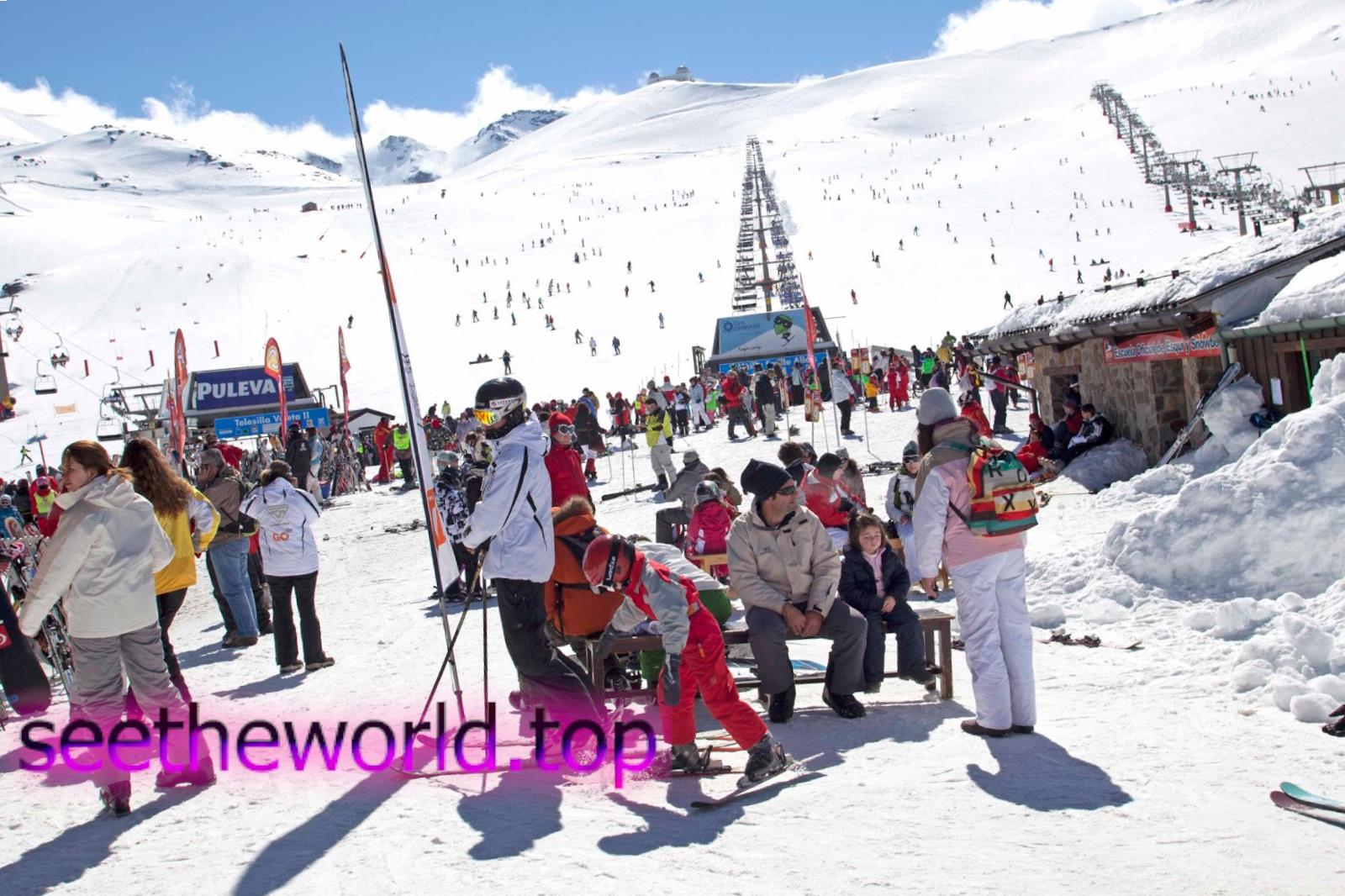 Ski resort Sierra Nevada (Sierra Nevada), Spain