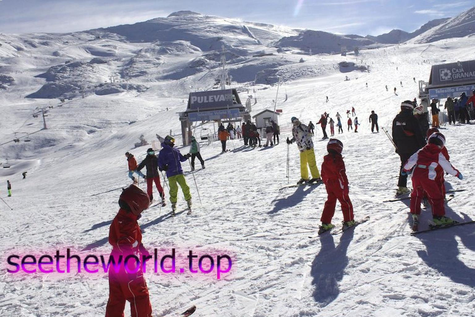 Ski resort Sierra Nevada (Sierra Nevada), Spain