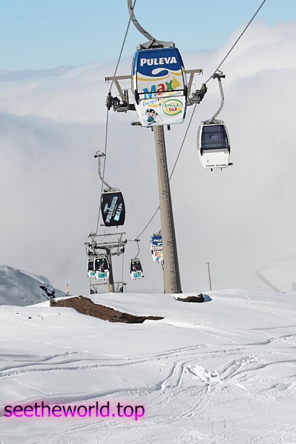 Ski resort Sierra Nevada (Sierra Nevada), Spain