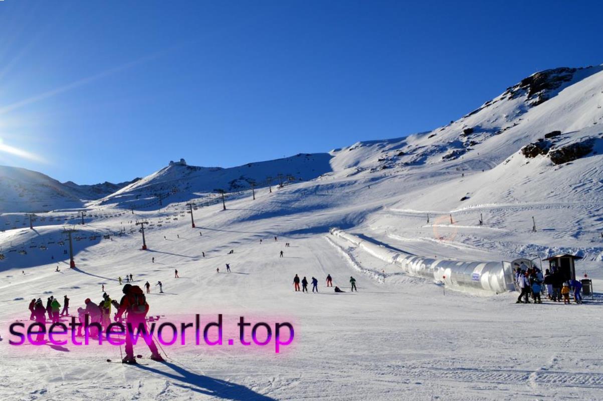 Ski resort Sierra Nevada (Sierra Nevada), Spain