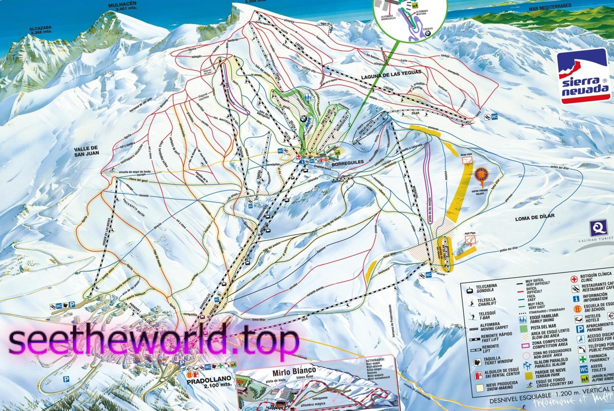 Ski resorts of Spain