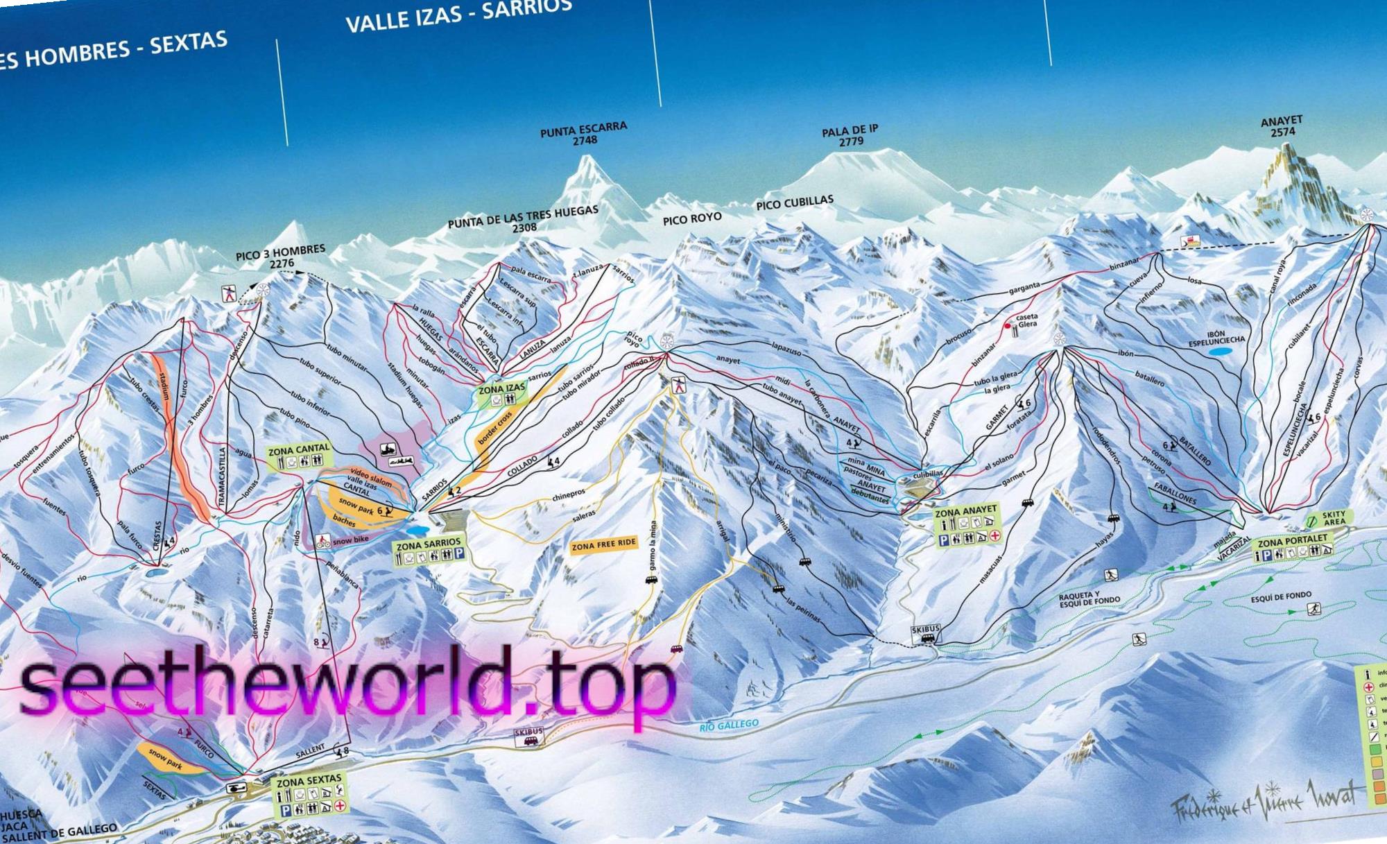 Ski resort Formigal (Formigal), Spain