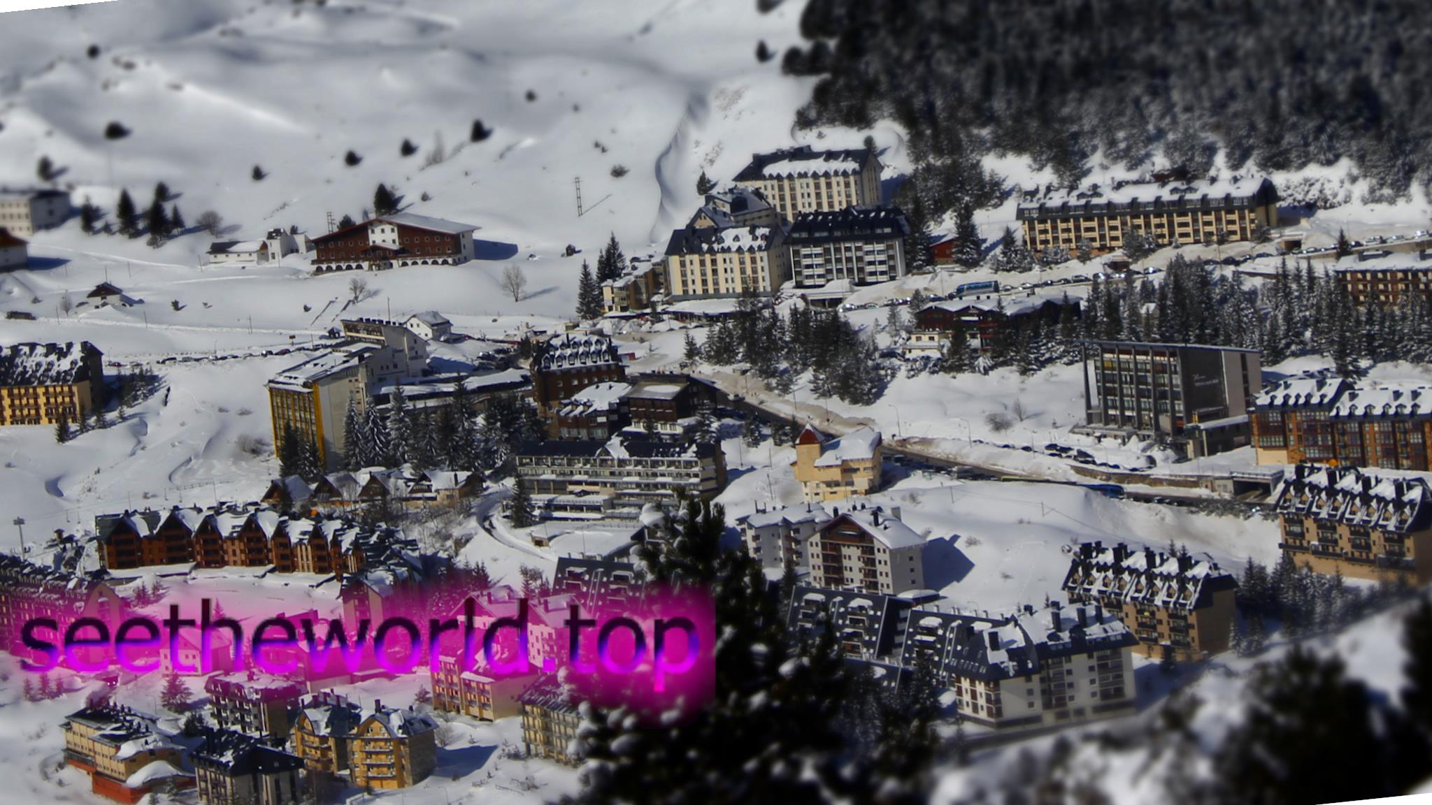 Candanchú ski resort, Spain