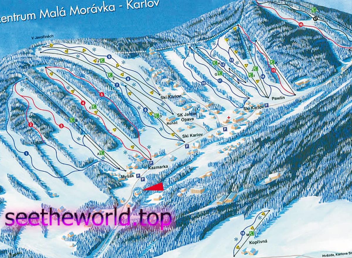 Skigebied Karlov - Malá Morávka (Karlov-Malá Morávka), Tsjechië