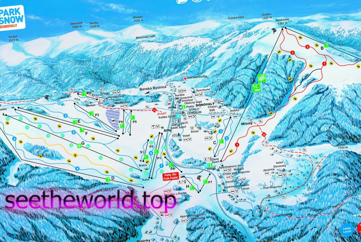 Ski resort Donovaly (Donovaly), Slovakia