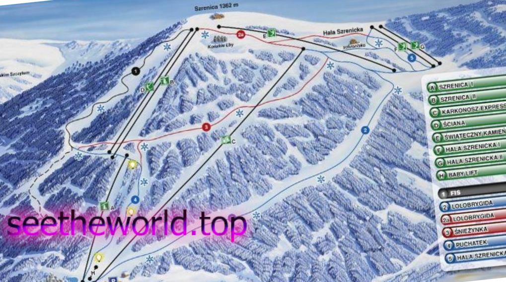 Szklarska Poreba ski resort, Poland