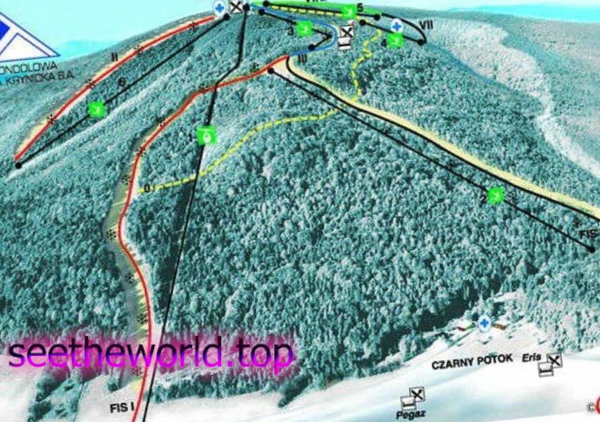 Ski resort Krynica (Krynica), Poland