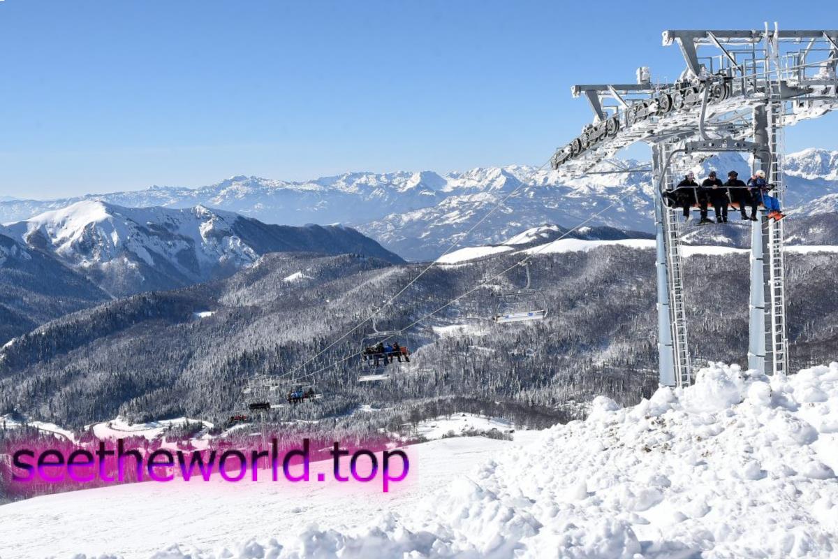 Ski resort Kolašin, Montenegro