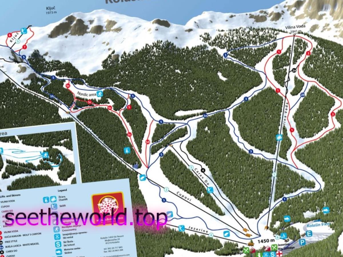Ski resorts of Montenegro