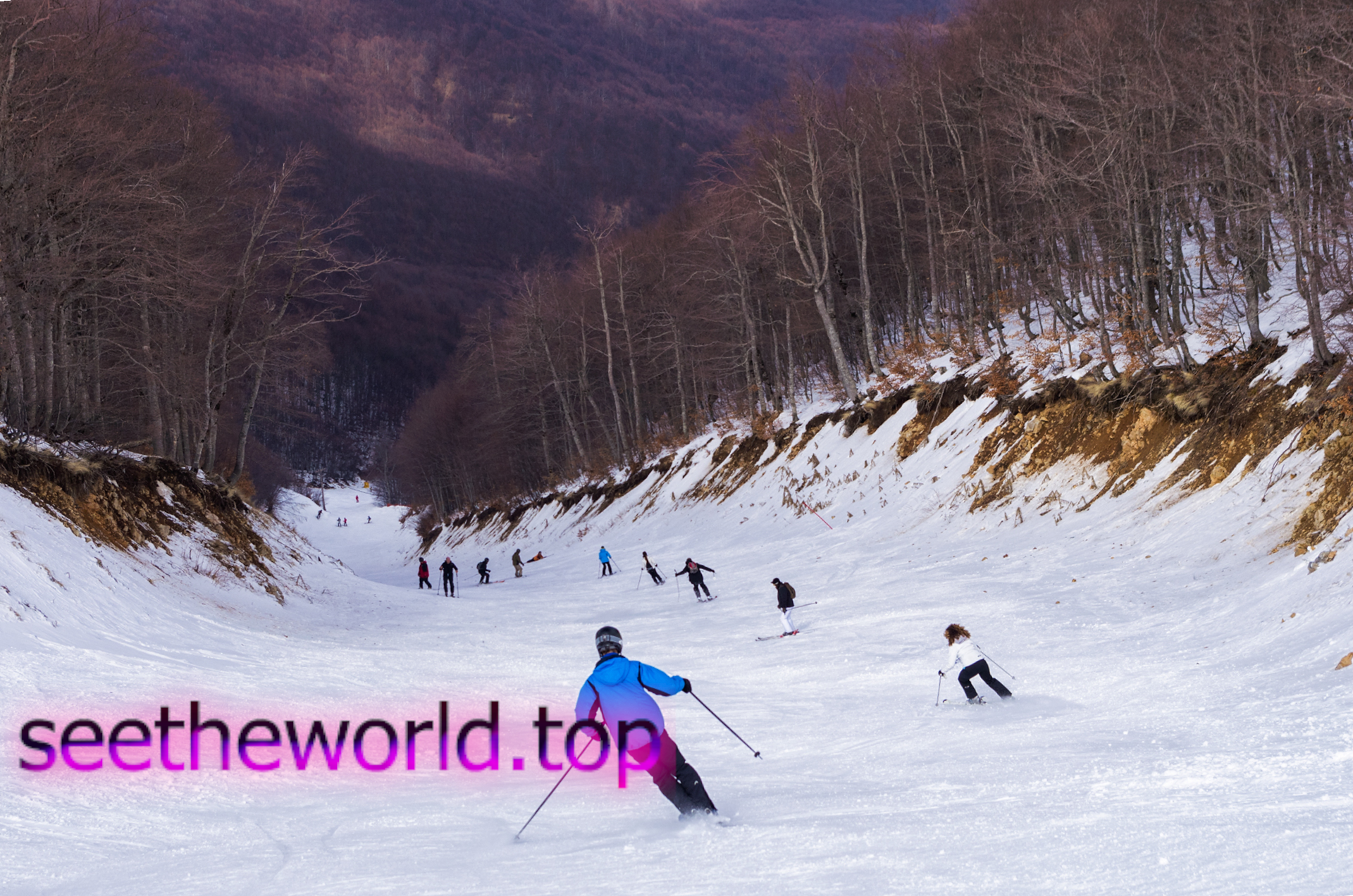 Ski resorts of Greece