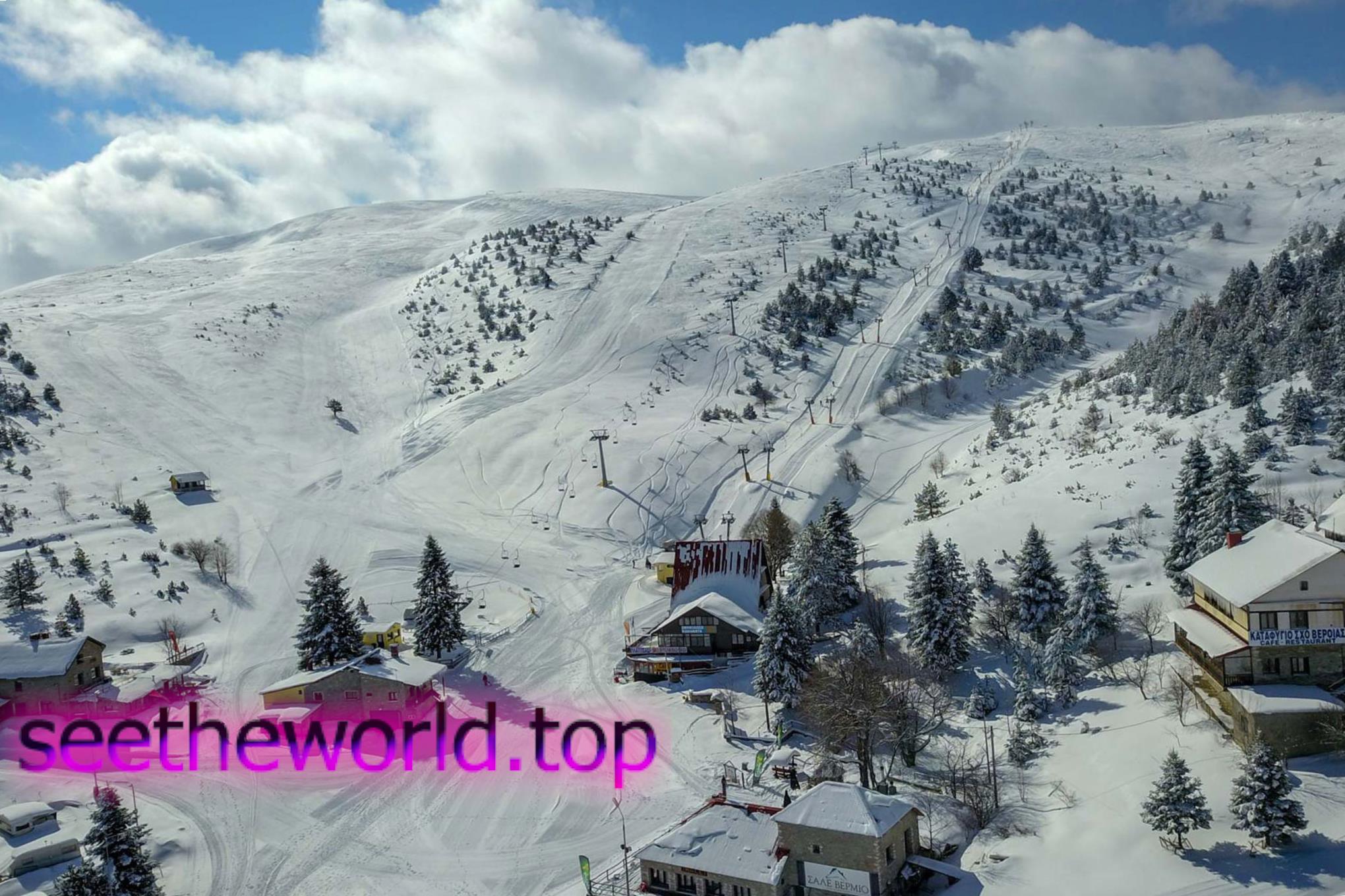 Ski resorts of Greece