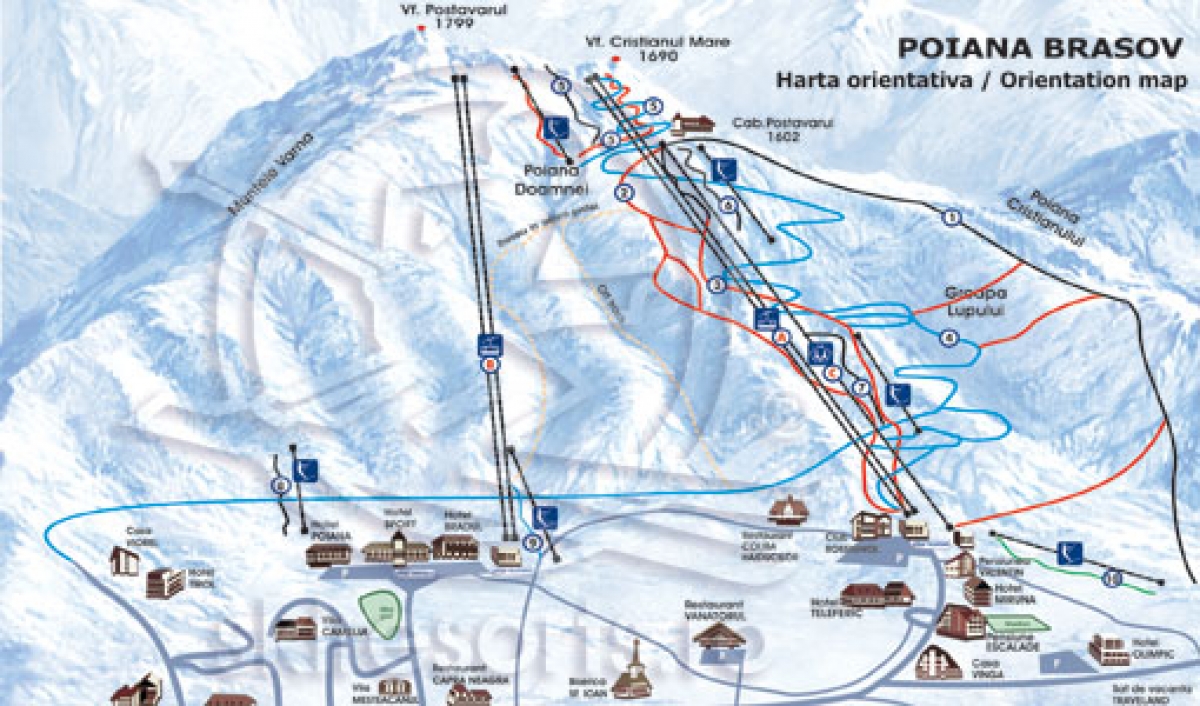 Гірськолижний курорт Пояна Брашов (Poiana Brasov), Румунія