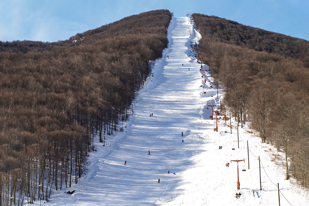 Skigebiet Vigla, Griechenland