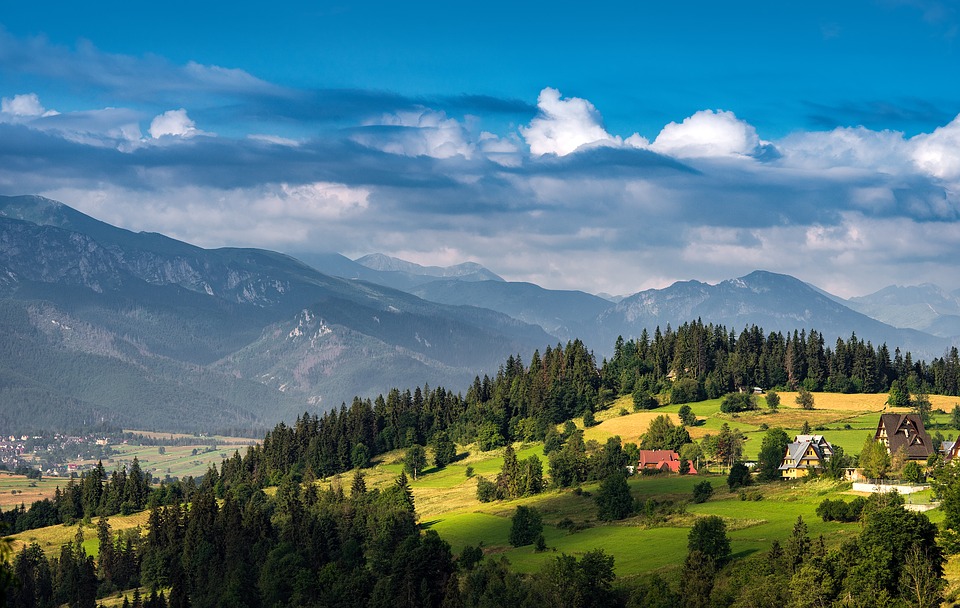 The picturesque nature of the Ukrainian Carpathians