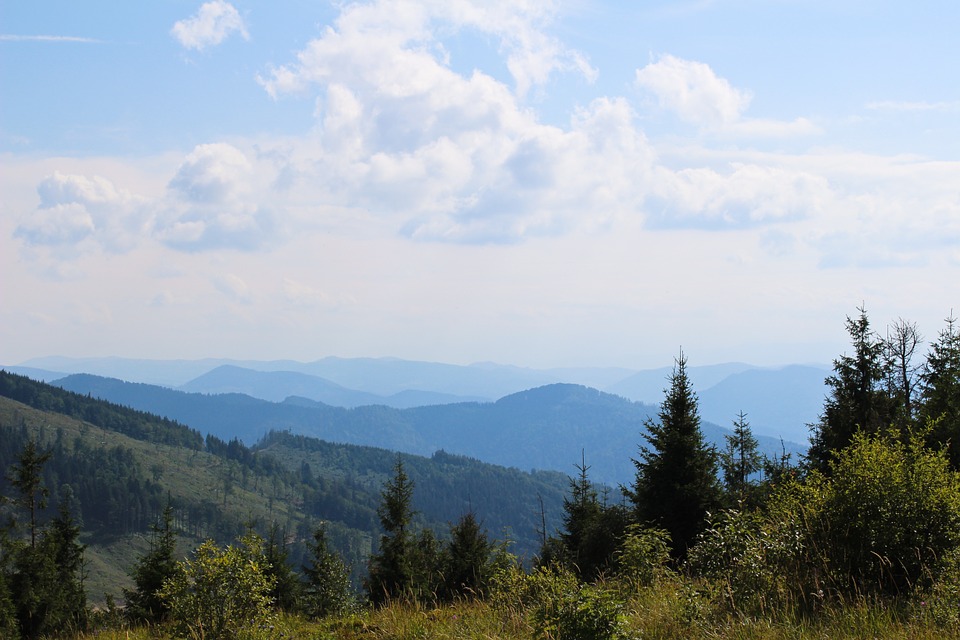The picturesque nature of the Ukrainian Carpathians