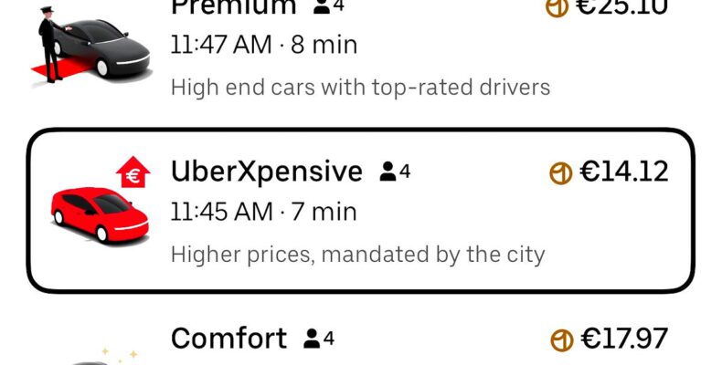 Munich's Luxurious Uber: A Pricy Experience